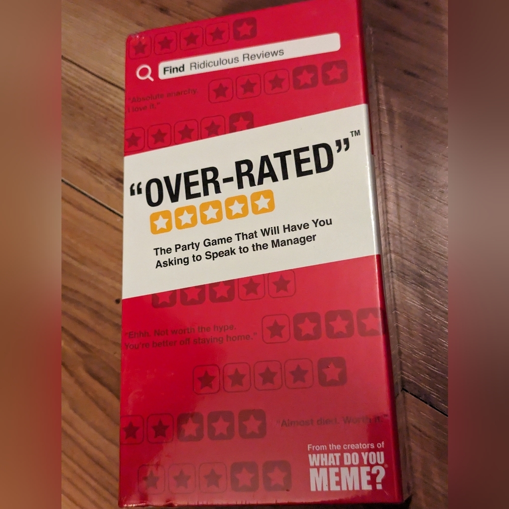 Over-Rated By The Creators Of What Do You Meme Game